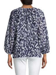 Женская легкая блуза Calvin Klein с принтом 1159787084 (Синий, XS)