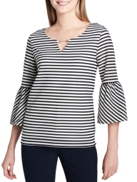 Женская блуза Calvin Klein с принтом 1159795320 (Белый/Черный, S)