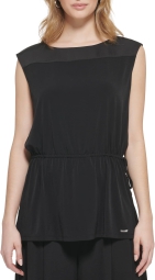 Женская блуза без рукавов Calvin Klein 1159795439 (Черный, L)