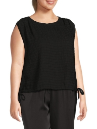 Женская блуза без рукавов Calvin Klein 1159797070 (Черный, 1X)