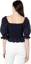 Жіноча вкорочена блузка Tommy Hilfiger 1159797304 (Білий/синій, L)
