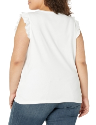 Женская блузка Tommy Hilfiger без рукавов 1159806446 (Белый, XL)