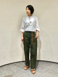 Жіноча блуза UNIQLO із защипами 1159820850 (Білий S)