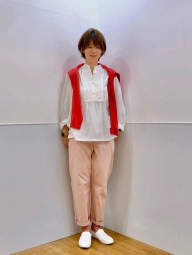 Жіноча блуза UNIQLO із защипами 1159820850 (Білий S)