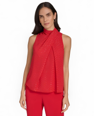 Женская блуза Calvin Klein без рукавов 1159837606 (Красный L)