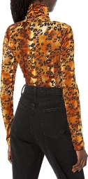 Женское боди Guess с леопардовым принтом 1159785845 (Леопардовый, S)
