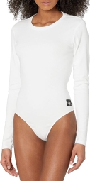 Женское боди Calvin Klein с длинными рукавами 1159789690 (Белый, XL)
