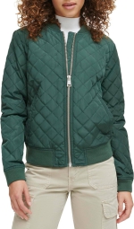 Женская стеганая куртка-бомбер Levi's 1159799321 (Зеленый, S)