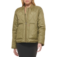 Женская стеганая куртка-бомбер Levi's 1159808690 (Зеленый, 4X)