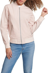 Женская ветровка-бомбер Levi's 1159837094 (Розовый M)