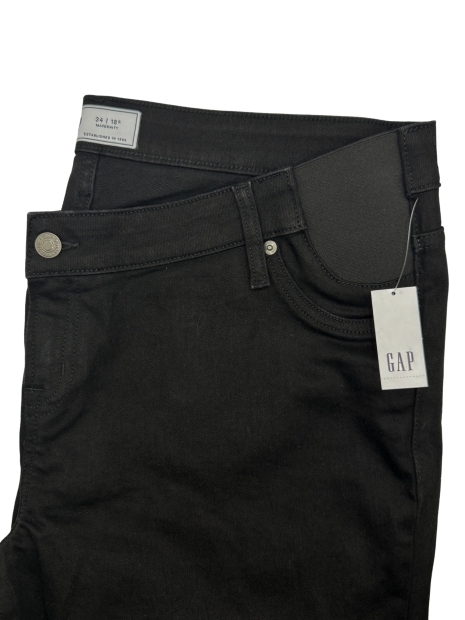 Женские джинсы skinny для беременных со вставками GAP 1159813960 (Черный, 34)