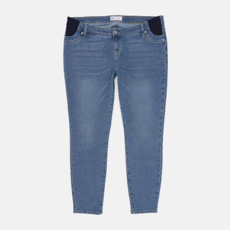 Женские джинсы skinny для беременных со вставками GAP 1159827812 (Синий 34)