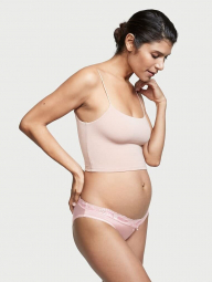 Трусики с кружевом для беременных Victoria's Secret 1159759726 (Розовый, L)