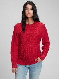 Вязаная кофта для беременних GAP свитер 1159760743 (Красный, M)