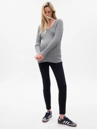 Вязаный свитер для беременных GAP 1159806553 (Серый, XL)