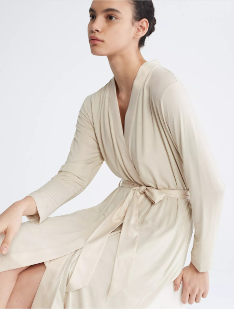 Жіночий легкий халат Calvin Klein з поясом оригінал M/L