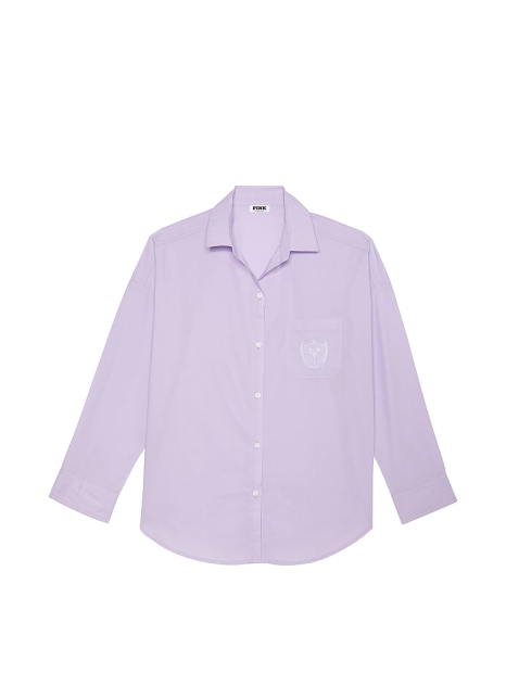 Сорочка для дому та сну оверсайз Victoria's Secret Pink 1159808209 (Бузковий, M)