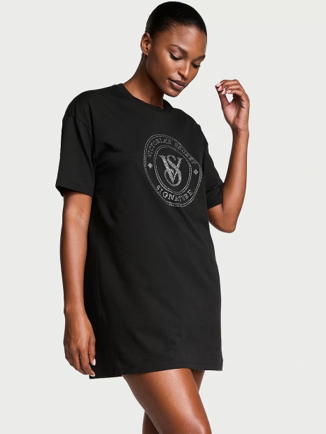 Домашня сукня Victoria's Secret туніка 1159829356 (Чорний XS/S)