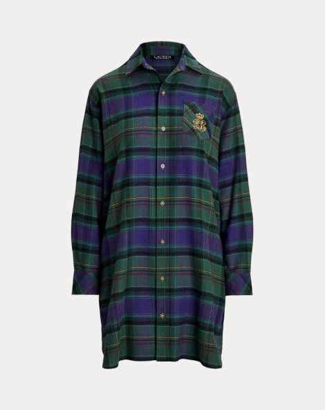 Домашня сукня-сорочка для сну Ralph Lauren 1159831811 (Зелений M)
