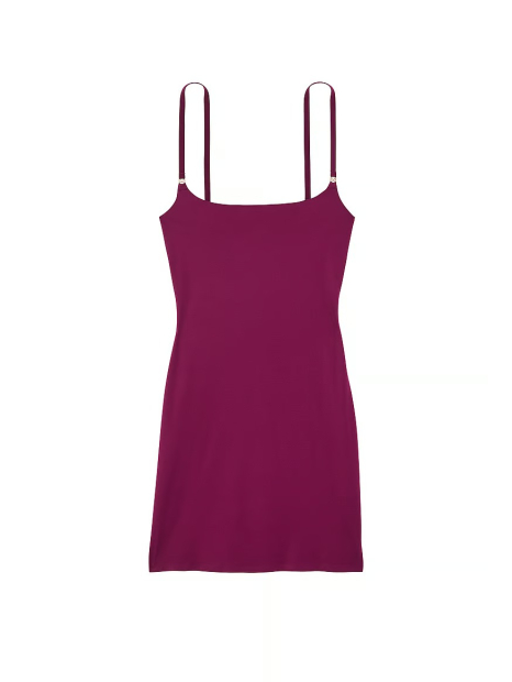Платье домашнее Victoria's Secret с технологией FeatherSoft 1159833212 (Бордовый S)