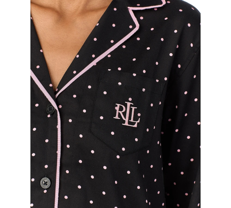 Домашнее платье-рубашка для сна Ralph Lauren 1159837221 (Черный XL)