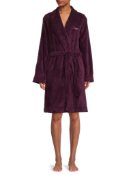 Женский халат Calvin Klein мягкий 1159780620 (Фиолетовый, XS/S)