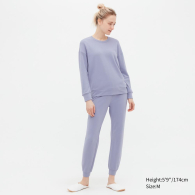 Домашний женский костюм Uniqlo 1159782623 (Сиреневый, XS)