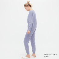 Домашний женский костюм Uniqlo 1159782623 (Сиреневый, XS)