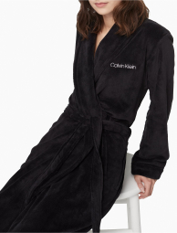 Женский халат Calvin Klein мягкий 1159785866 (Черный, M/L)