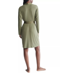 Женский легкий халат Calvin Klein с поясом 1159789589 (Зеленый, XS/S)