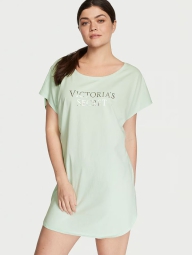 Домашнее платье Victoria’s Secret с логотипом 1159793345 (Зеленый, XS/S)