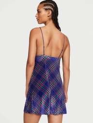 Платье домашнее Victoria's Secret бархатное 1159810355 (Фиолетовый, XL)