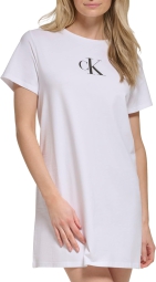 Домашнее платье для сна Calvin Klein пижамное платье 1159803597 (Белый, L)