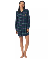 Женское домашнее платье-рубашка Ralph Lauren 1159805683 (Зеленый, S)