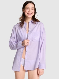 Рубашка для дома и сна оверсайз Victoria’s Secret Pink 1159808209 (Сиреневый, M)