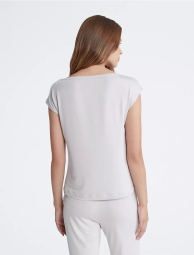 Женская футболка lounge Calvin Klein 1159809229 (Серый, XL)