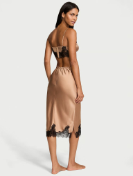Домашний комплект Victoria’s Secret  с кружевной отделкой 1159832052 (Коричневый XXL)
