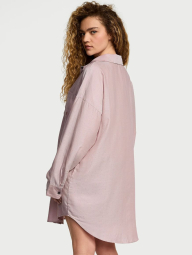 Рубашка для дома и сна Victoria’s Secret оверсайз 1159835063 (Розовый M)