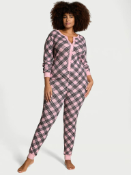 Женский мягкий термокомбинезон Victoria's Secret 1159835581 (Розовый M)