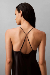 Домашнее платье Calvin Klein сорочка для сна 1159835819 (Черный M)