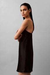 Домашнее платье Calvin Klein сорочка для сна 1159835819 (Черный M)