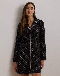 Домашнее платье-рубашка для сна Ralph Lauren 1159837221 (Черный XL)