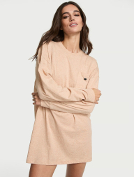 Платье домашнее Victoria's Secret туника 1159837491 (Бежевый M/L)