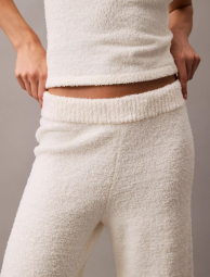 Плюшевые домашние штаны Calvin Klein 1159837935 (Молочный M)