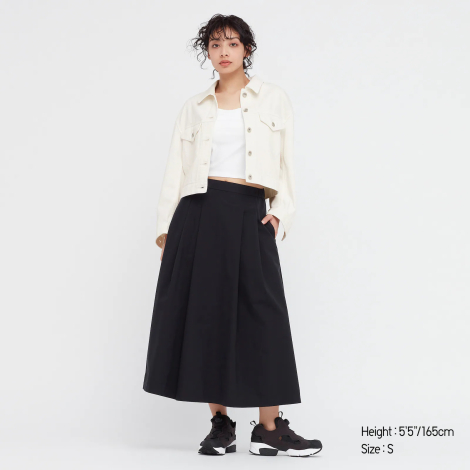 Укороченная джинсовая куртка UNIQLO 1159767142 (Белый, XXL)