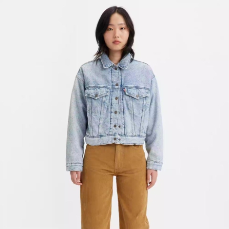 Женская утепленная джинсовая куртка Levi's 1159794646 (Синий, S)