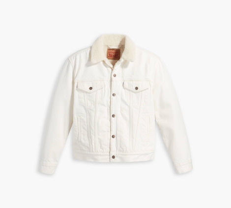 Женская утепленная джинсовая куртка Levi's 1159802026 (Белый, M)