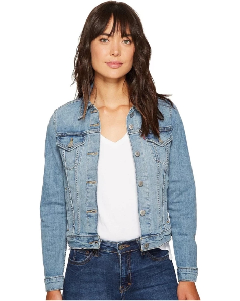 Женская джинсовая куртка Levi's 1159813887 (Синий, 4X)