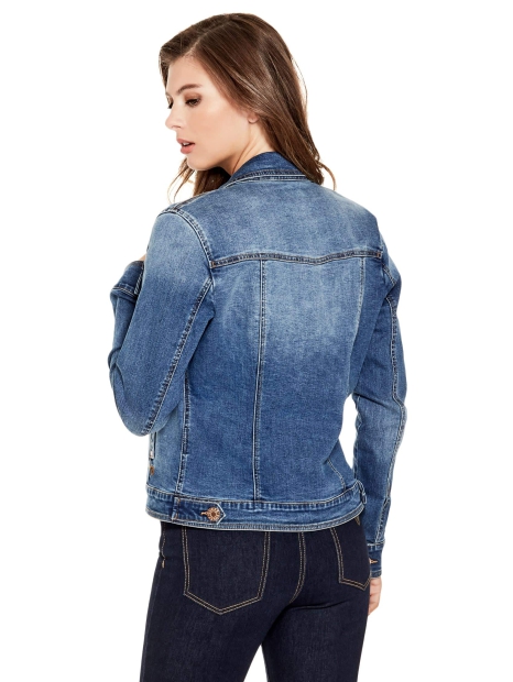 Женская джинсовая куртка Guess 1159806021 (Синий, S)