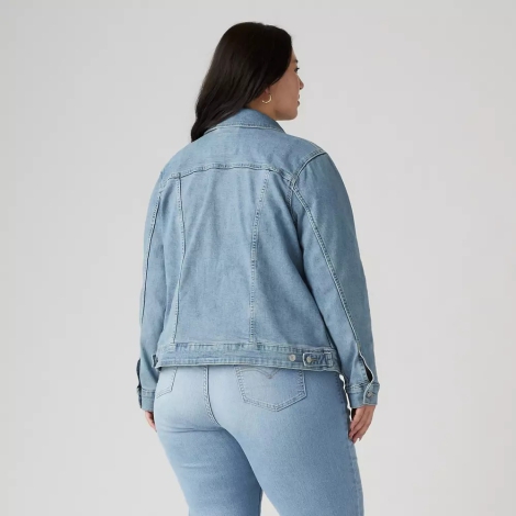 Женская джинсовая куртка Levi's 1159812573 (Голубой, 3X)